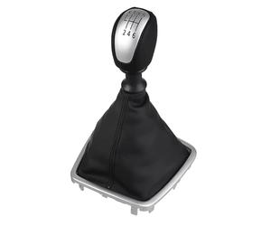 Pomello Leva Cambio Manuale 6 Velocità Pomello Cambio Per Auto Ghetta Boot Cover Leva Maniglia Stick Gaitor Per Laguna Per Mk3 2007 2008 2009 2010 2011 2012 2013 2014