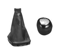 Pomello Leva Cambio Manuale Per SAAB 93 9-3 SS 2003-2012 Pomello del cambio a 6 velocità Cuffia in pelle Copertura della leva del cambio