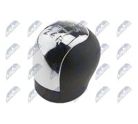 Pomello leva cambio nero/argento Cambio manuale a 5 marce GZB-PL-005 NTY