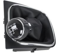 POMELLO LEVA CAMBIO NERO CROMO 6+R PER VW GOLF V MK5 VI MK6 JETTA TOURAN CADDY
