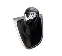 Pomello Leva Cambio Per Clio 4 IV MK4 2012-2019 LHD 5/6 Velocità Manuale Pomello Del Cambio Cuffia Copertura Custodia Antipolvere Leva Del Cambio Dell'auto(Chrome 6)