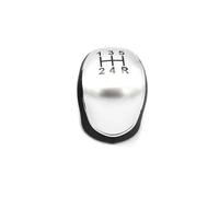 Pomello Leva Cambio Per Ford Per S-Max Per C-Max Per Kuga Per Galaxy Per Mondeo 4 Mk4 Per Transit Per Tourneo Per Connect Per Focus5/6 Pomello Cambio In Pelle For Auto(5-Speed Silver)