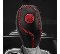 Pomello Leva Cambio, per MG HS 2018-2020 (MT) Accessori Protezione della Sostituzione degli Interni Auto pomello Cambio Pelle,B/Red-Black