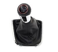 Pomello Leva Cambio per Polo 6R 2009 2010 2011 2012 2013 2014 5/6 velocità Auto Leva del Pomello del Cambio Gaitor Boot Cover Pommeau Vitesse (Colore : 3)