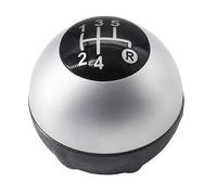 Pomello Leva Cambio Satinato COMPATIBILE con FIAT 500 dal 2007 Manopola 5 Marce