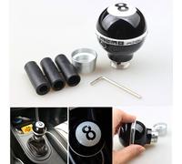 POMELLO LEVA CAMBIO UNIVERSALE RACING PALLA DA BILIARDO NUMERO 8 NERA LUCIDA