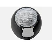 POMELLO LEVA DEL CAMBIO 6+R NERO PELLE - CROMO PER ALFA ROMEO MITO 2008-