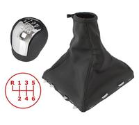 POMELLO LEVA DEL CAMBIO CROMO + CUFFIA CON CORNICE R+6 PER OPEL VECTRA C 02-08