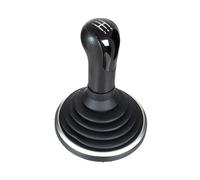 POMELLO LEVA DEL CAMBIO + CUFFIA NERA 5+R PER FORD FIESTA V MK6 FUSION TRANSIT