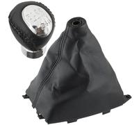 POMELLO LEVA DEL CAMBIO R+6 12 mm PELLE + CUFFIA PER MAZDA 6 GG/GY 02-08