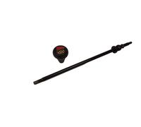 POMELLO LEVA MARCE IN ALLUMINIO FIAT 500/126 EPOCA STEMMA GIANNINI CON ASTA