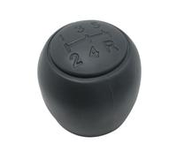 Pomello leva Per FIAT PANDA 2003-2012 / 500 500C Pomello Cambio Stile | Grigio/Nero,Pelle sintetica/ABS,Qualità Assicurata,Pronto per il Montaggio(Black Gar Knob)
