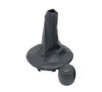 Pomello leva Per FIAT PANDA 2003-2012 / 500 500C Pomello Cambio Stile | Grigio/Nero,Pelle sintetica/ABS,Qualità Assicurata,Pronto per il Montaggio(Gray Combo)