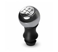 Pomello leva Per Peugeot 106 206 306 406 107 207 Manopola Cambio Stile | A 5 marce,Manuale,Cromo/nero/rosso,Alluminio/Lega,Vestibilità di Precisione(Black number black R)