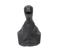 Pomello leva Per Skoda Per Octavia 2 Per A5 Sportivo Pomello Leva Cambi | 5 marce/6 marce,Manuale,Nero,Pelle sintetica/Legno,Vestibilità di Precisione(B0136 6 Speed)