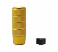Pomello leva Pomello Del Cambio Zigrinato Pomello Leva Cambio Prestazioni | Blu/viola/multicolore/oro/rosso/nero/grigio/argento,Lega,Materiali di Qualità(Gold)