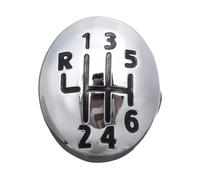 Pomello leva Prestazioni Pomello Cambio Per Clio Per Twingo Per Scenic | Cromo,1 Copritoppa del pomello del cambio,ABS,Qualità Assicurata,Pronto per il Montaggio(6 Speed)