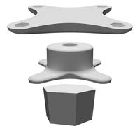 Pomello Manopola Ricambio per Supporto Trapano Fein Stampato 3D Controllo