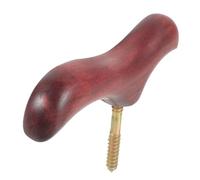 Pomello per Bastone da Passeggio Ergonomico, in Legno Marrone | Lavorazione Artigianale Levigata a Mano, Struttura Robusta, per Casa e Lavoro, Adatto a Uomini e Donne