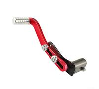 Pomello per leva del cambio per moto, in alluminio CNC, colore nero, per moto, in lega di alluminio argentato, ergonomico, blu lavorato a CNC, in lega di alluminio dorato, colore rosso