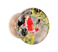 Pomello per porta in cristallo, in resina trasparente e metallo, maniglia decorativa per porta del cassetto dell'armadio, per interni di casa, in resina resistente