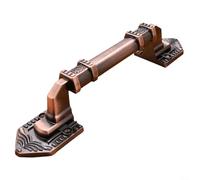 Pomello per porta retrò per armadio in legno, maniglia in lega di alluminio bronzo con stile vintage, finitura bronzo verde e bronzo rosso, per porte interne esterne e cassetti dei mobili (bronzo