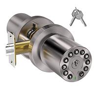 Pomello per porta tastiera con chiave, serratura senza chiave, chiave per porta, codice di bloccaggio, serratura automatica, codice utente 50, facile da installare, per casa, ufficio, hotel, camera