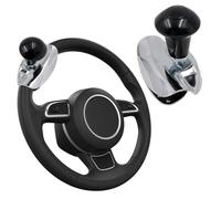 Pomello per volante universale - Manopola compatta per auto, camion e trattore prato, facile da montare, rimovibile, stabile e piacevole da manovrare