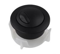 Pomello per WC con doppio risciacquo, compatibile con valvola di risciacquo a cavo Siamp per Optima 50, 54 x 37 mm, facile da installare per bagno ristrutturazione (nero)
