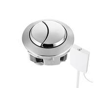 Pomello per WC di ricambio singolo, doppio di risciacquo, doppio pulsante ovale, doppio risciacquo, adatto per WC con diametro del coperchio 'acqua economico, facile da installare