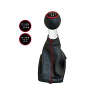 Pomello ricambio originale con cuffia Audi A3 8L-2000 2003 cucitura rossa