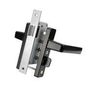 Pomello serratura ingresso LM43 nero opaco con meccanismo interno rotazion