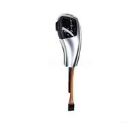 Pomello Spostamento Marcia LED per bmw X3 E83 2003-2010 Auto(Silver) | Luci LED integrate, simboli + e -, visibilità notturna, guida per sicura, estetica interna migliorata