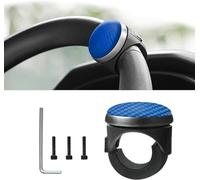 Pomello Volante, per Toyota Yaris Cross Hybrid 2021-2024 Pomello Volante con Cuscinetto e Chiave, Facile Adatto ad Auto, Camion, Trattori, Barche,Blue