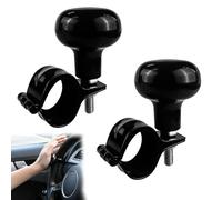 Pomello Volante Trattore,Accessori Per Camion Gm Pomello Suicida Del Volante Rotatore Liscio e Durevole Per Auto, Camion, Trattori, Barche, Tosaerba e Carrelli Elevatori (2 Pz.)