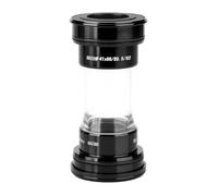 Pomello YUANKEECE, Pomello del Cambio in Lega di Alluminio, per Auto con Cambio Manuale Universale, Diametro Interno Ø41mm, 24mm o 22x24mm, Colore Nero o Rosso (Nera)