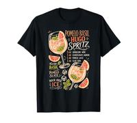 Pomelo Basilico Hugo Spritz Ricetta Cocktail Bevanda al Vino Maglietta