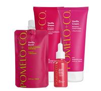 POMÉLO + CO. Set Repair Vanilla 4 Pezzi - capelli secchi e danneggiati | shampoo conditioner maschera pre doccia e siero - per chioma lucente curata e sana quotidianamente insieme