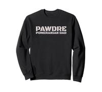 Pomeranian Dad Dog Owner Typography Design Felpa