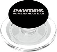 Pomeranian Dad Dog Owner Typography Design PopSockets PopGrip per MagSafe