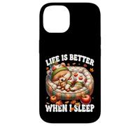 Pomeranian Dog For Fall Women Like Pom Mom Cute Autumn Sleep Custodia per iPhone 14