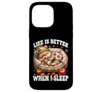 Pomeranian Dog For Fall Women Like Pom Mom Cute Autumn Sleep Custodia per iPhone 14 Pro Max