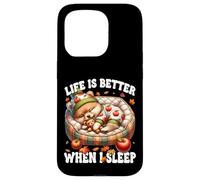 Pomeranian Dog For Fall Women Like Pom Mom Cute Autumn Sleep Custodia per iPhone 15 Pro