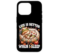 Pomeranian Dog For Fall Women Like Pom Mom Cute Autumn Sleep Custodia per iPhone 16 Pro