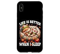 Pomeranian Dog For Fall Women Like Pom Mom Cute Autumn Sleep Custodia per iPhone XS Max