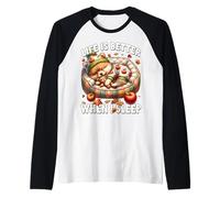 Pomeranian Dog for Fall Women Like Pom Mom Cute Autumn Sleep Maglia con Maniche Raglan