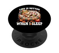 Pomeranian Dog For Fall Women Like Pom Mom Cute Autumn Sleep PopSockets PopGrip Adesivo