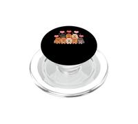 Pomeranian Heart Valentines Couple Men Women PopSockets PopGrip per MagSafe