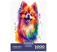Pomeranian Jigsaw Puzzle Impossible 1000Pcs Decorazione Per La Casa. Giochi Rilassamento E Intelligence Per Adulti E Ragazzi Da 14 Anni 70x50cm/1000pcs