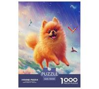 Pomeranian Jigsaw Puzzle Impossible 1000Pcs Decorazione Per La Casa. Rilassamento E Intelligence Per Adulti E Bambini Da 12 Anni 70x50cm/1000pcs